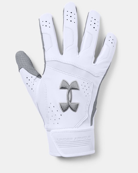 Men's UA Epic Batting Gloves, White, pdpMainDesktop image number 0